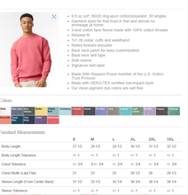 Load image into Gallery viewer, FRONT ONLY Comfort Colors Sweatshirt
