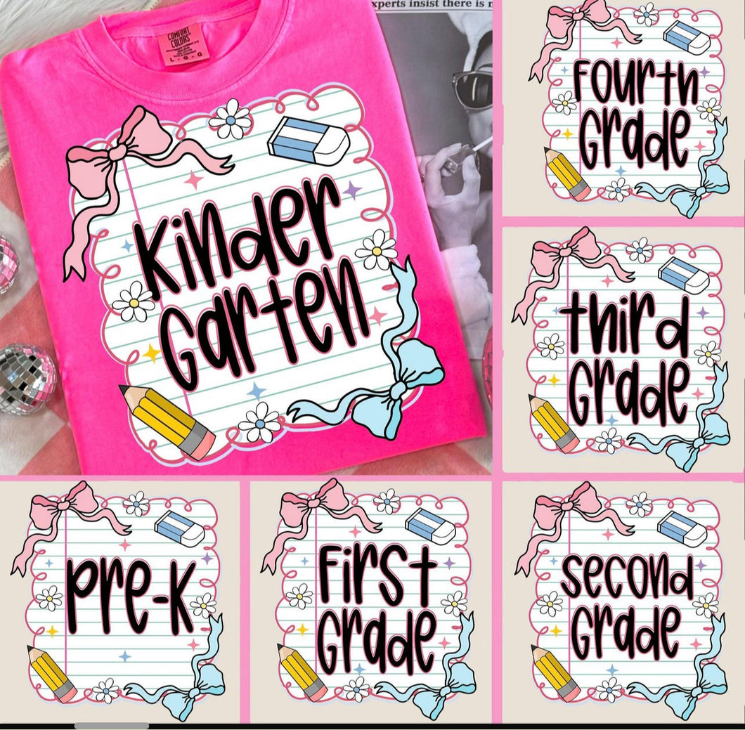 Notebook Grade Level