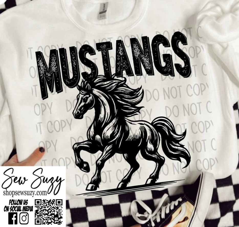 Mustangs-black