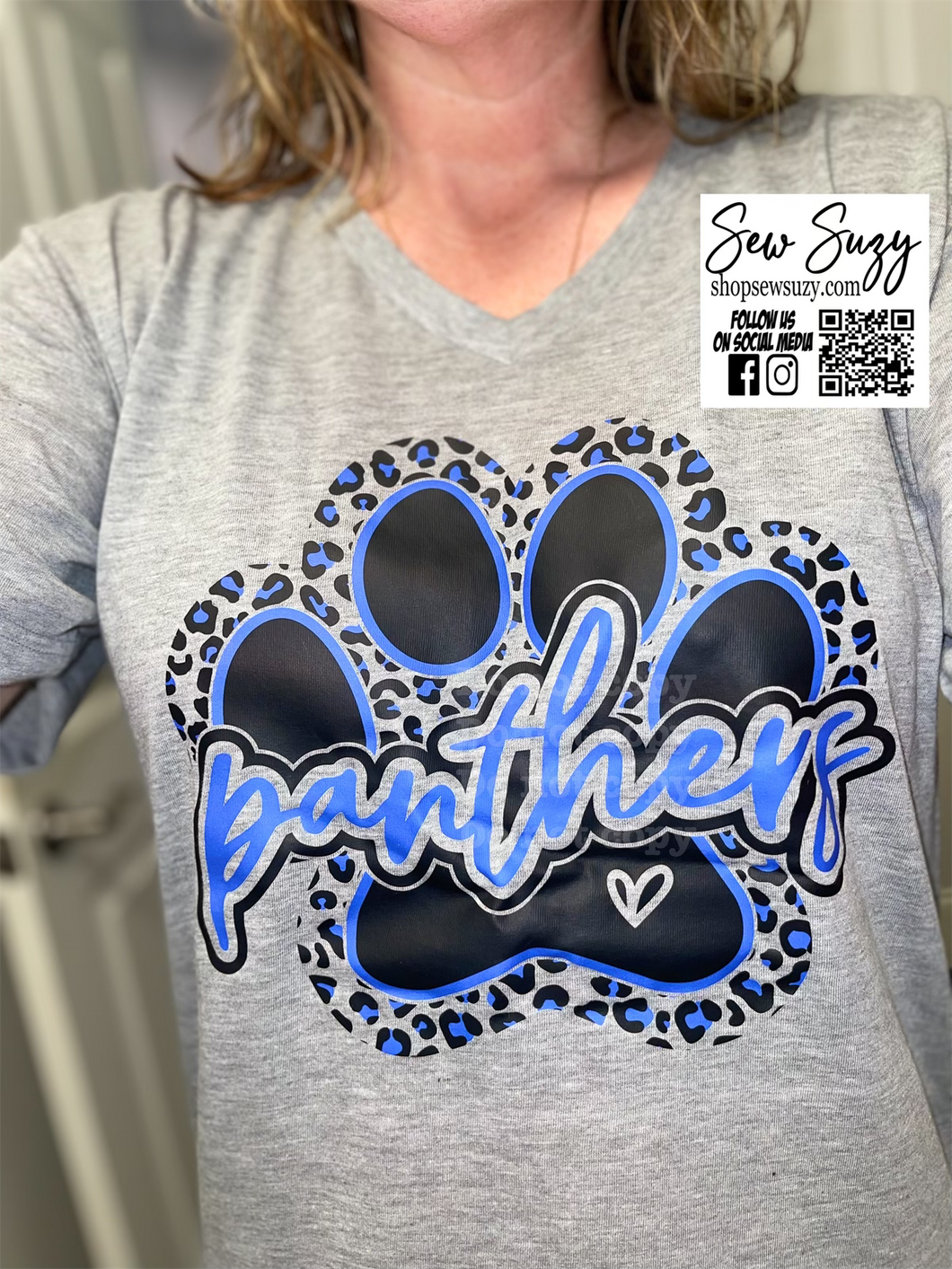 Panthers Leopard Paw Print