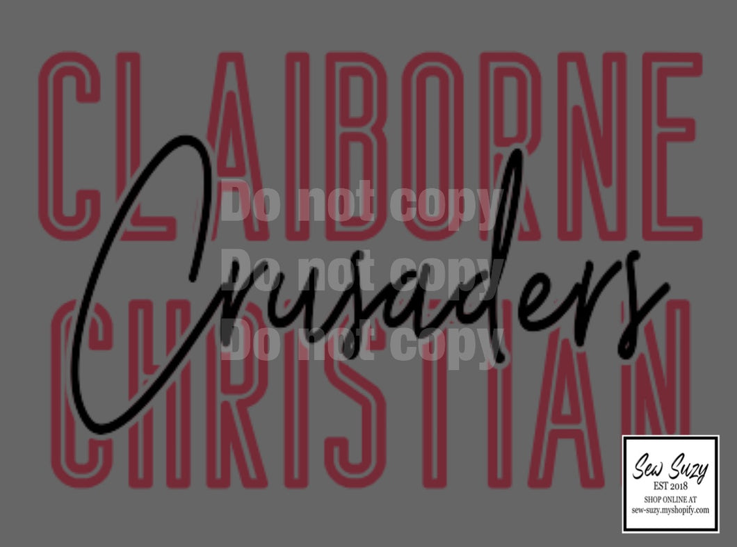 Claiborne Christian sweatshirt