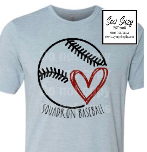 Squadron Baseball-Heart