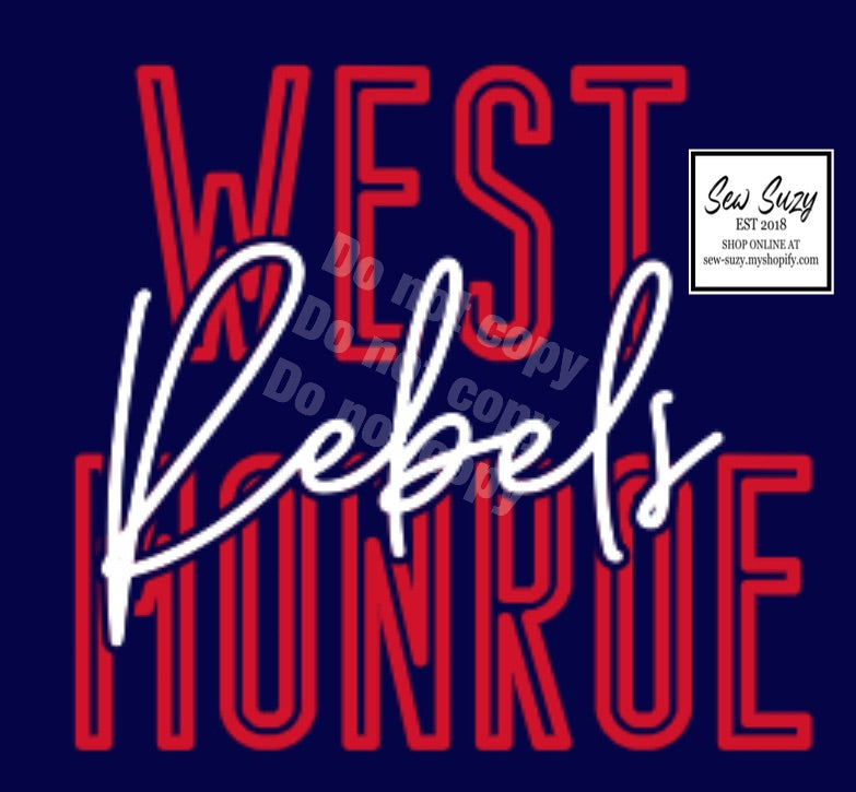 West Monroe Rebels short sleeve tee